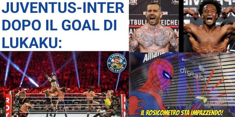 Dal ring al rosicometro: Juventus-Inter e l'ironia dei social