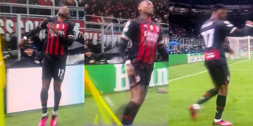 Milan-Napoli, Leao slalomeggia: poi spacca la bandierina