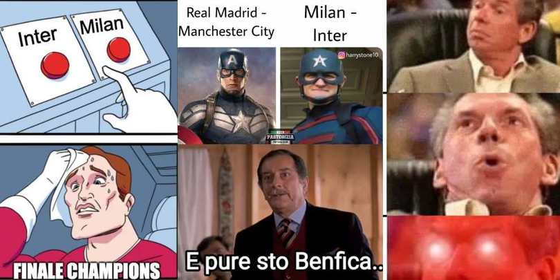 Inter e Milan in semifinale di Champions: la reazione dei social