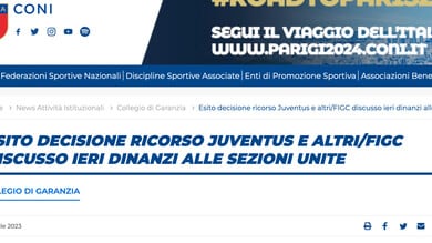 Sentenza Juve, il Coni rinvia: che succede? Vi spieghiamo tutto