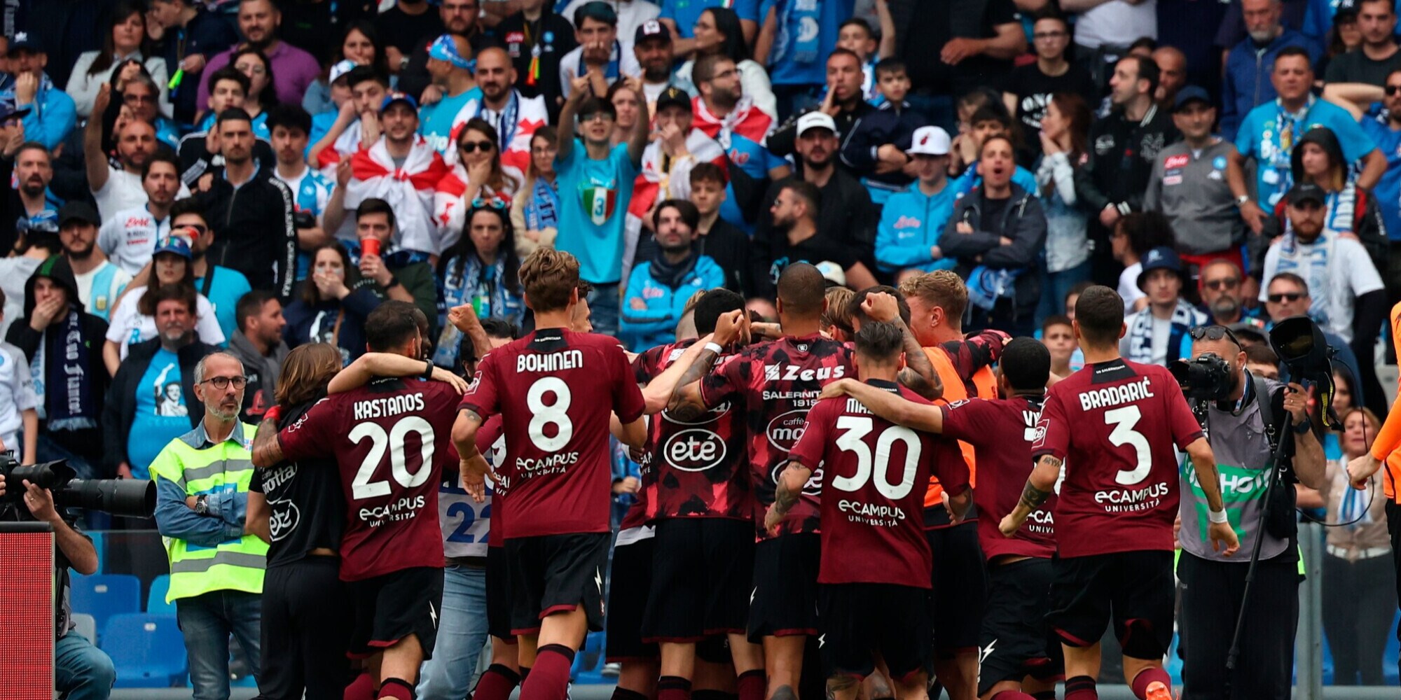 Napoli, 1-1 con la Salernitana: Dia rimanda la festa scudetto