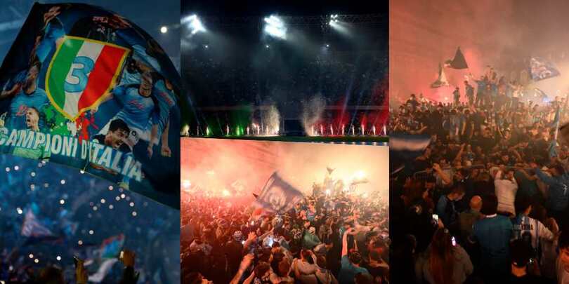 Dallo Stadio Maradona alla città: che festa dei tifosi azzurri per lo Scudetto del Napoli!