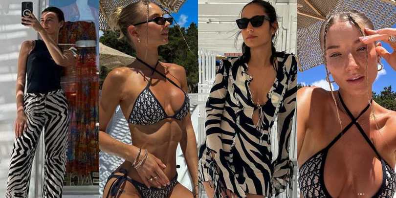Le wags Juve in vacanza: nemmeno al mare rinunciano al bianconero