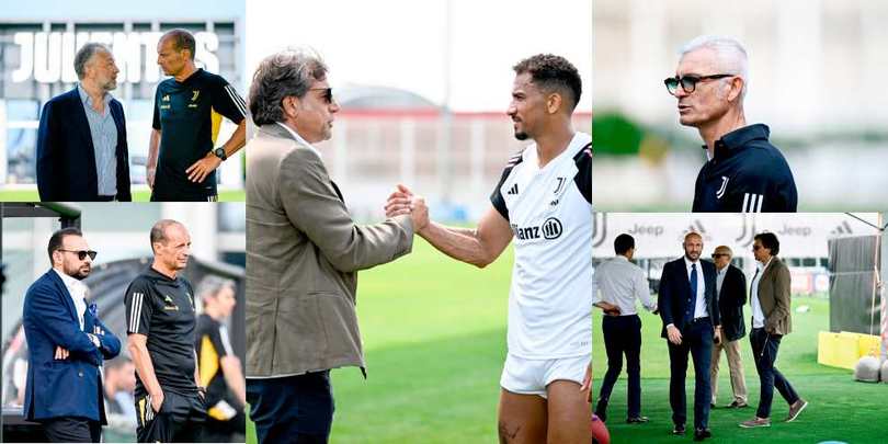 La prima di Giuntoli, Allegri con Ferrero e Manna e il ritorno di una leggenda Juve