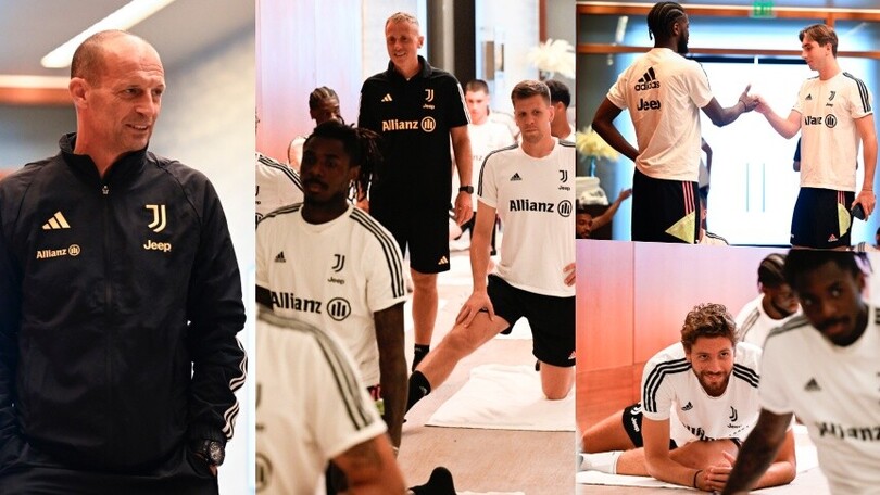 Juve, niente Barcellona: al lavoro a San Francisco sotto gli occhi di Allegri