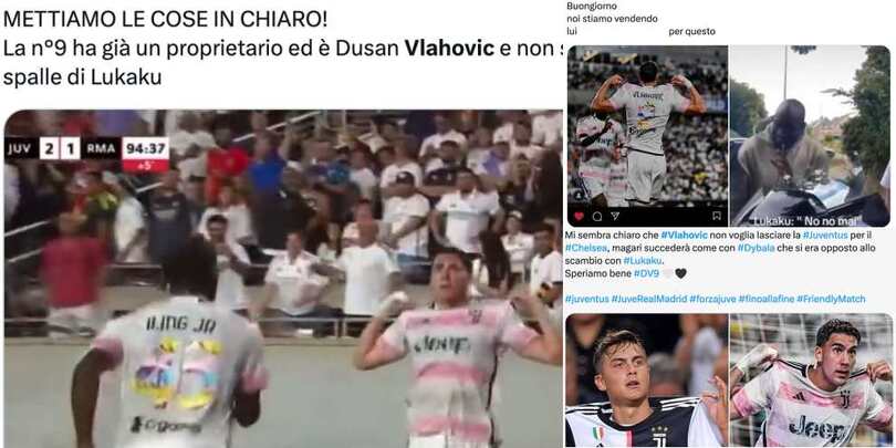 Vlahovic, il gesto alla Dybala scatena i tifosi della Juve: "No a Lukaku"