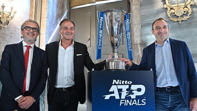 Nitto Atp Finals, le immagini del trofeo a Torino
