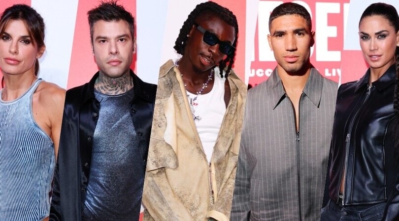 Milano Fashion Week, parata di stelle alle sfilate: ci sono anche Kean e Hakimi