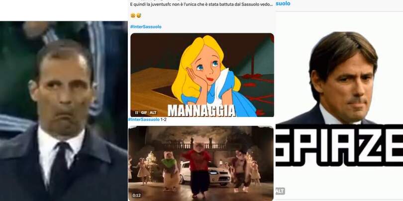 L'Inter perde col Sassuolo. "La Juve non è l'unica, spiaze": le reazioni