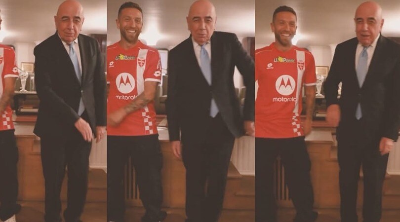 Baila como el Condor! Galliani scatenato con il Papu Gomez