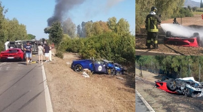 Ferrari si scontra con una Lamborghini: il drammatico incidente mortale