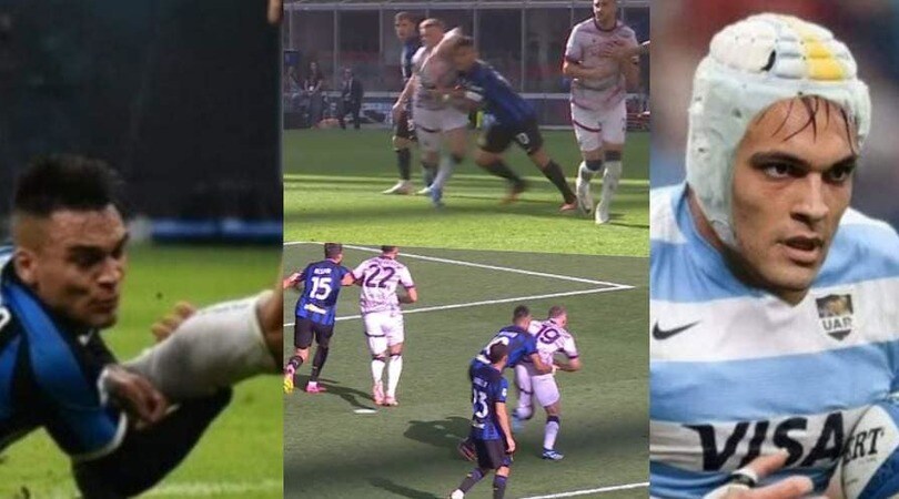 Lautaro, ci risiamo con i placcaggi: ma stavolta è rigore