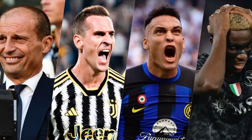 Serie A, classifica a confronto: la Juve brilla, Inter ok, Napoli in calo