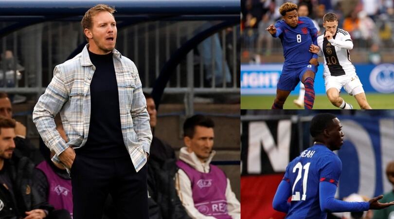 Nagelsmann, debutto con look casual contro McKennie e Weah