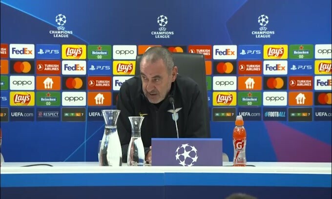 Sarri: "In campo con la faccia tosta"