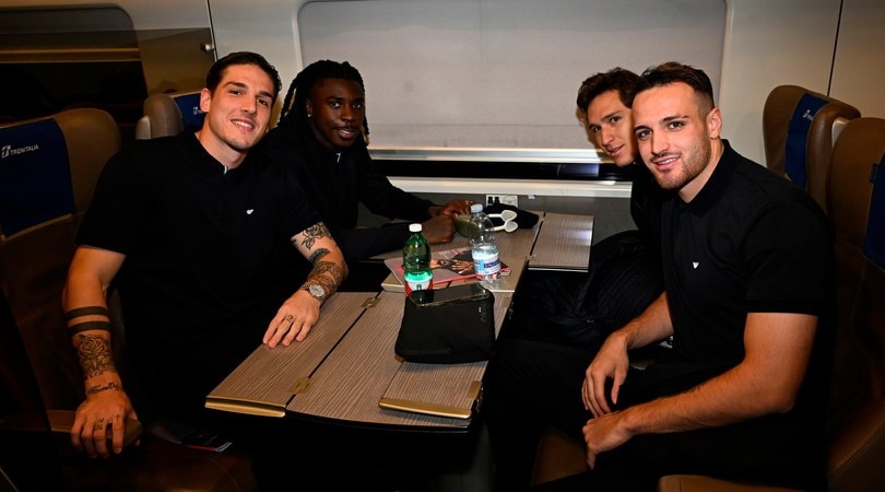 Zaniolo con Chiesa, Kean e Gatti: l'Italia sul treno verso Roma
