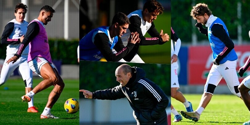 Allegri ritrova Danilo, Locatelli in gruppo: la Juve si prepara per il Monza