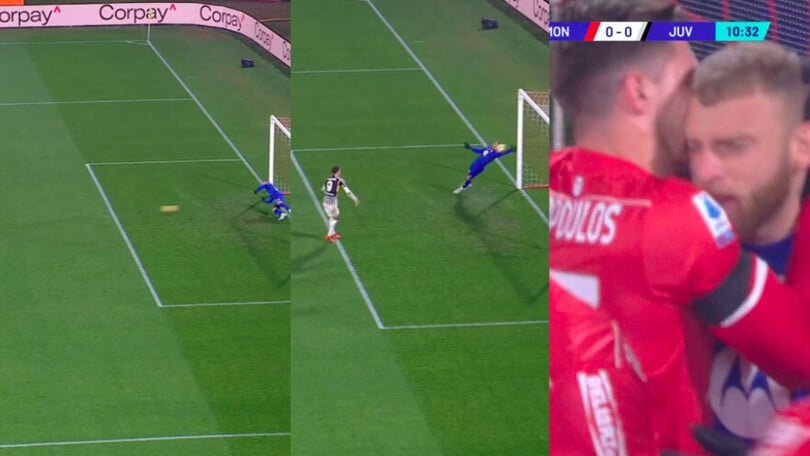 Vlahovic, il rigore fallito: Di Gregorio, la seconda parata è pazzesca!