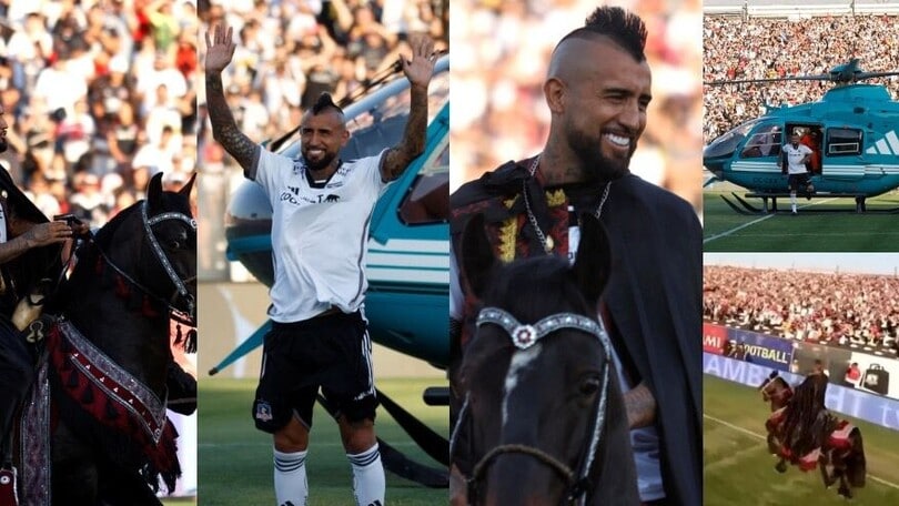 Il Colo Colo accoglie il Re: King Arturo Vidal si presenta così!