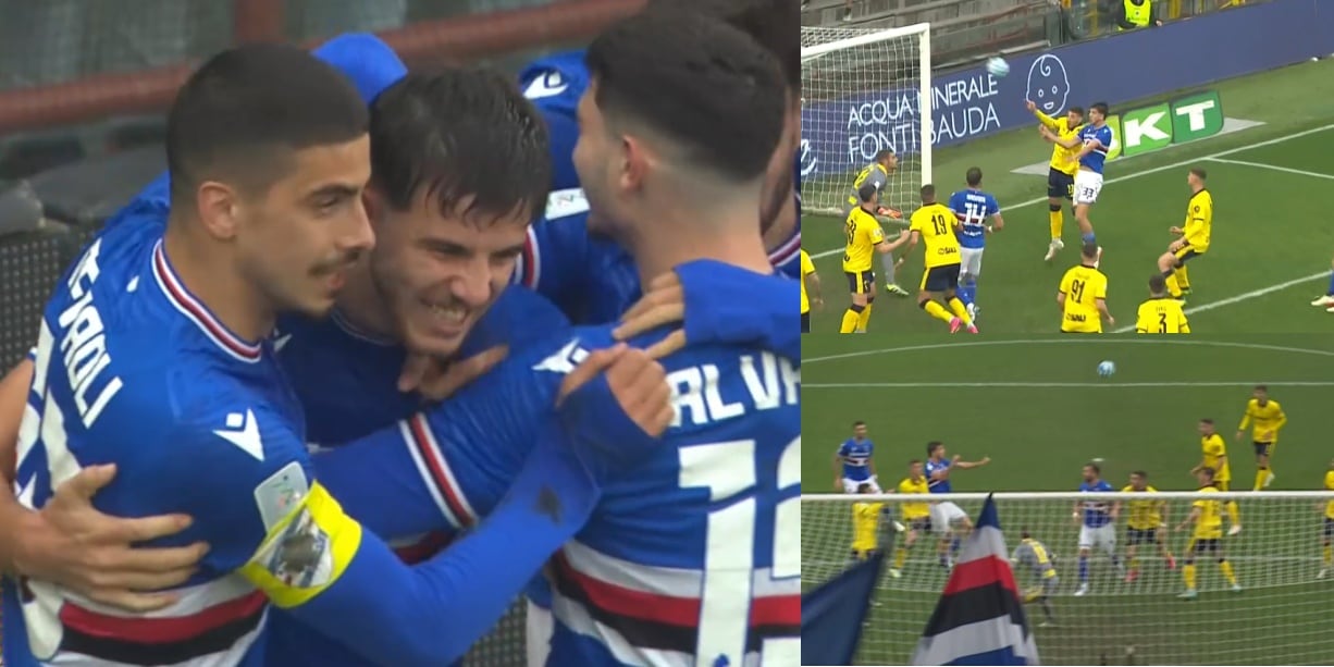 Juve, guarda Gonzalez: stacco di testa e gol al Modena