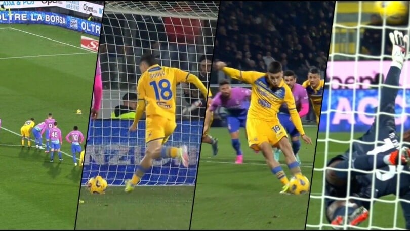 Soulé glaciale: rigore dell'1-1 contro il Milan...alla Dybala