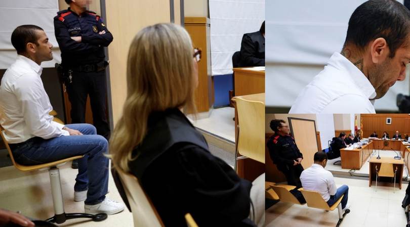 Dani Alves, chiesti 9 anni di carcere: le foto davanti al giudice