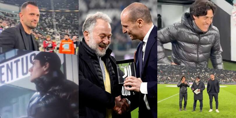 Allegri nella storia Juve, l’abbraccio a due grandi ex e il gesto di Fagioli