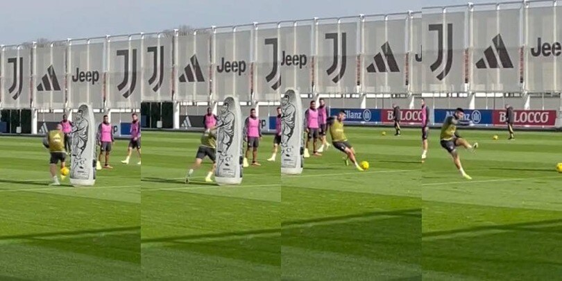 Nuova prodezza di Alcaraz in allenamento: Allegri, cosa aspetti?