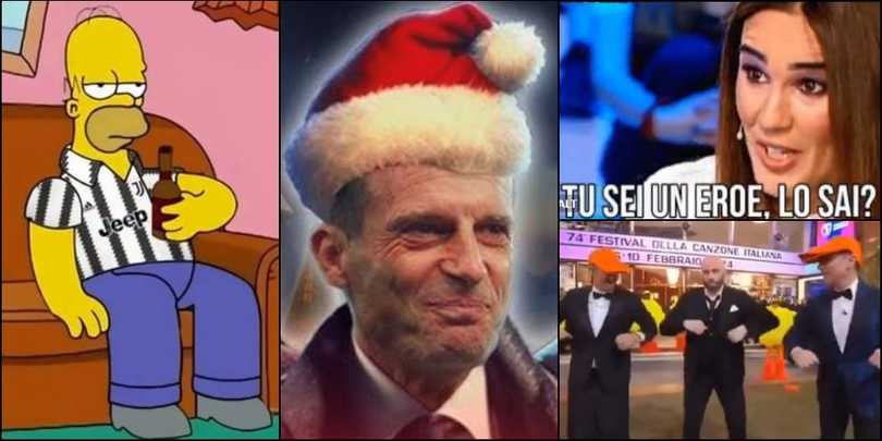 Verona-Juve, ironie social: Babbo Allegri regala punti a tutti, tifosi furiosi