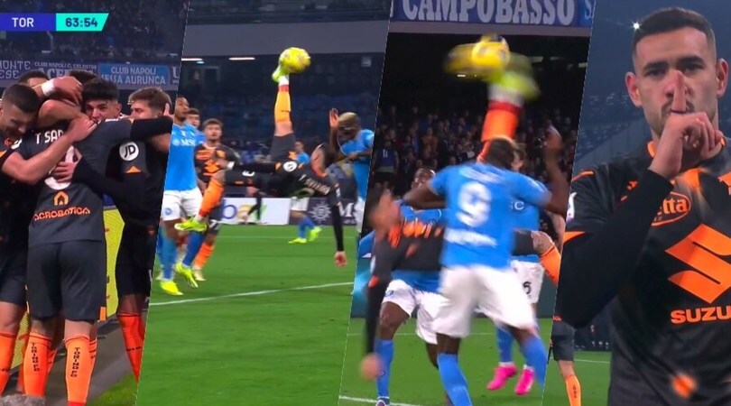 Napoli-Toro, Sanabria illumina il Maradona: la rovesciata è incredibile!