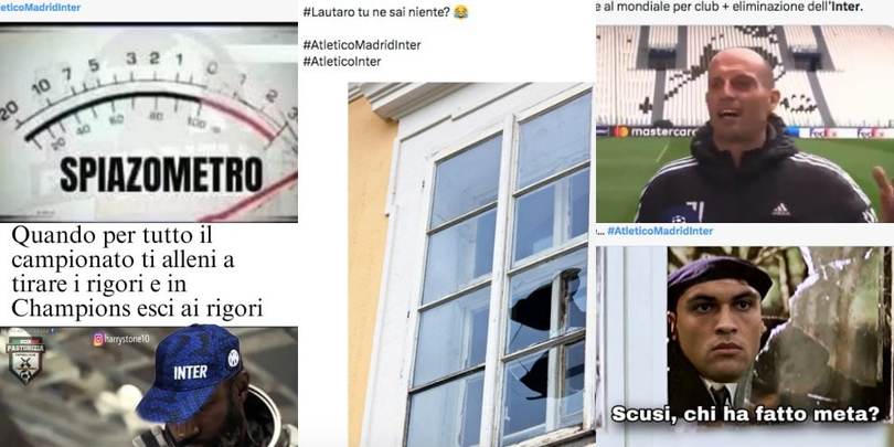 Social implacabili sull'Inter: dallo Spiazometro al Max a Lautaro Fantozzi