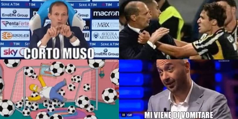 Juve orribile, tifosi contro Allegri e i giocatori: il ko con la Lazio visto dai social