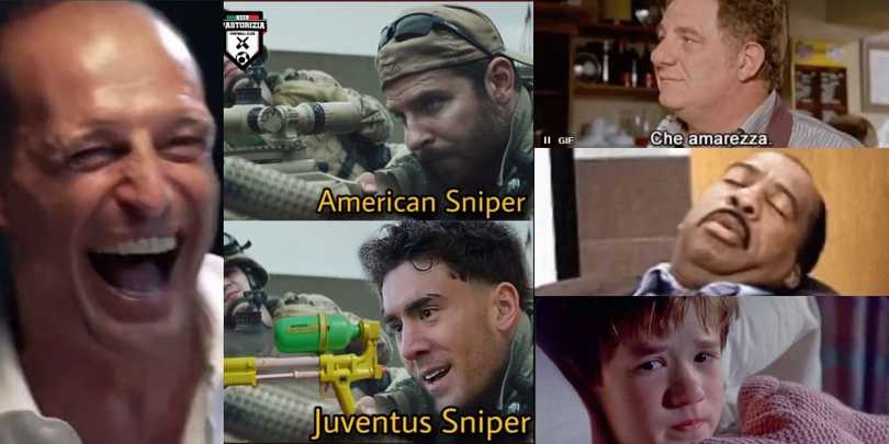 Torino-Juve, ironie social sul "cecchino" Vlahovic e Allegri: Derby della Noia