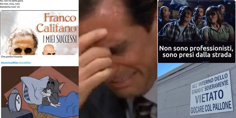 "No, non ho detto gioia": web scatenato, Juve-Milan vista dai social