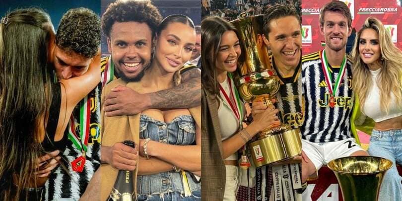 Wags protagoniste della festa Juve: da Vanja a Lucia fino a...Chiara Frattesi