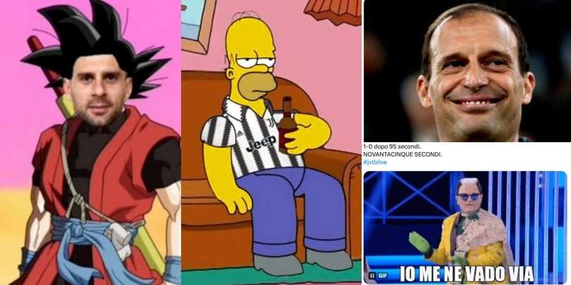 Da ThiaGoku ad Allegri che se la ride: Bologna-Juve vista dai social
