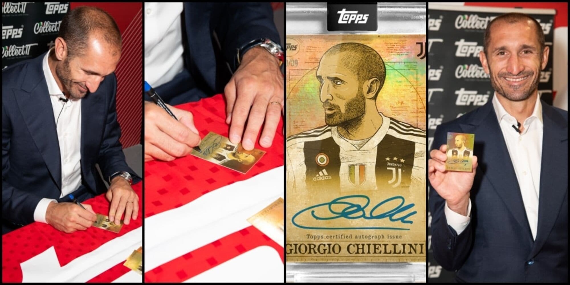 Set De 12 Cartes à Collectionner Juventus Score - Baggio, Del Piero, Rossi