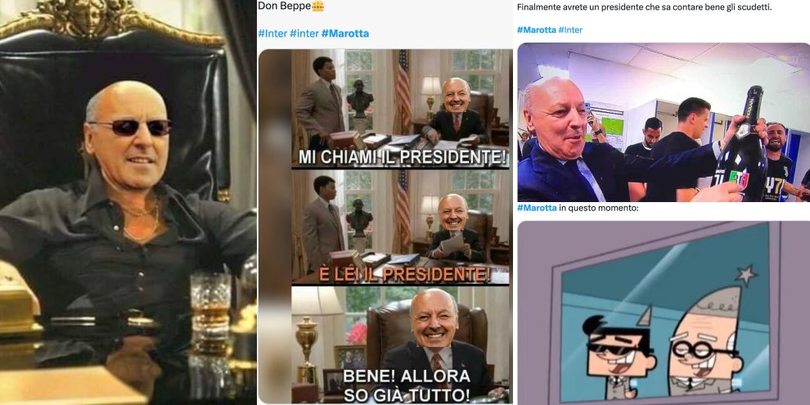Marotta presidente Inter: web scatenato con meme e commenti
