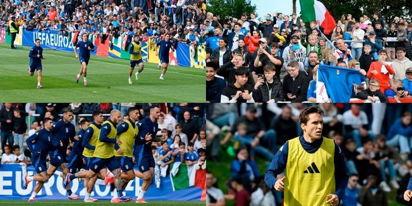 Italia, primo allenamento a Iserlohn: che accoglienza per gli azzurri!