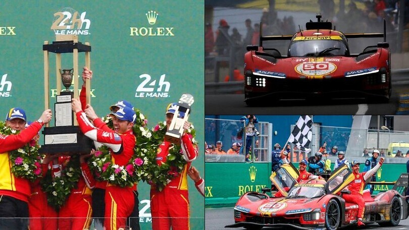 La Ferrari scrive ancora la storia delle Hypercar: Le Mans è di nuovo Rossa!