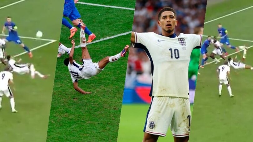 Bellingham, rovesciata clamorosa: il gol al 95' che porta l'Inghilterra ai supplementari