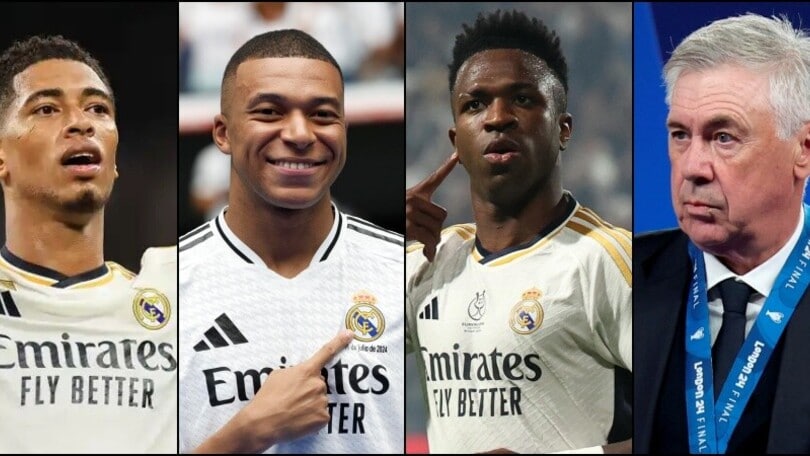 Mbappé al Real Madrid: la super formazione di Ancelotti schierata con il 4-3-3
