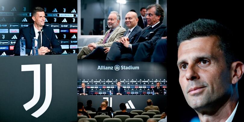 Motta, prima conferenza da allenatore Juve: tutte le foto