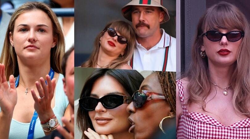 Sinner-Fritz, Anna incita Jannik. Da Taylor Swift a Emily Ratajkowski: parata di stelle