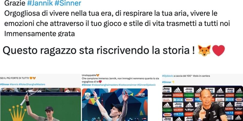 "Sta riscrivendo la storia", tifosi pazzi di Sinner: tutte le reazioni social