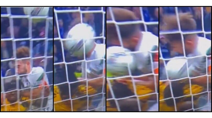 Sverko-Bisseck, il gol del croato annullato e Marotta esulta