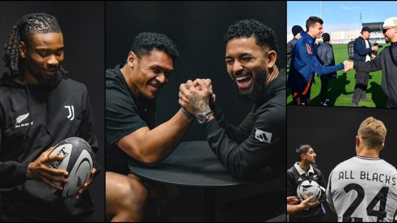 Juve con gli All Blacks, abbracci di ferro ma i tifosi: "Occhio agli infortuni..."