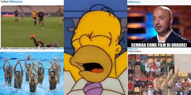 Da Leao tuffao a che barba che noia: Milan-Juve, reazioni social