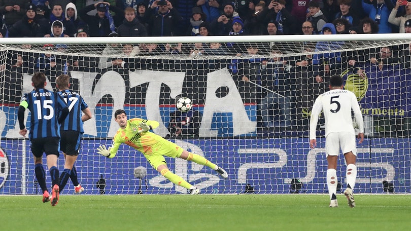 De Ketelaere riprende il Real: 1-1 Atalanta su rigore