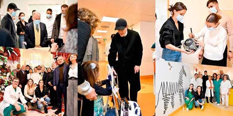 Juve, sorpresa di Natale per i bimbi dell'Ospedale Regina Margherita di Torino